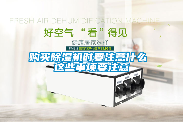 購(gòu)買(mǎi)除濕機(jī)時(shí)要注意什么 這些事項(xiàng)要注意