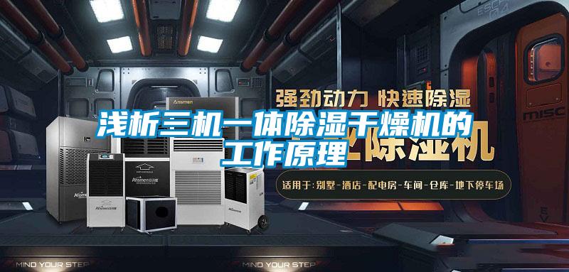 淺析三機(jī)一體除濕干燥機(jī)的工作原理
