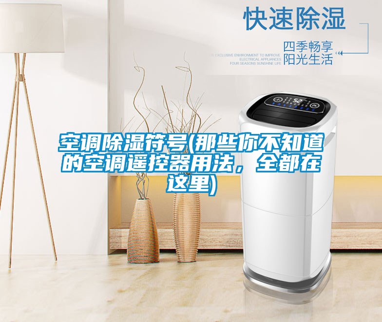空調(diào)除濕符號(hào)(那些你不知道的空調(diào)遙控器用法，全都在這里)
