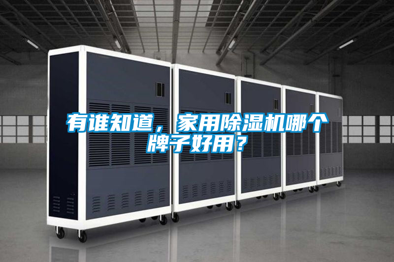 有誰知道，家用除濕機哪個牌子好用？