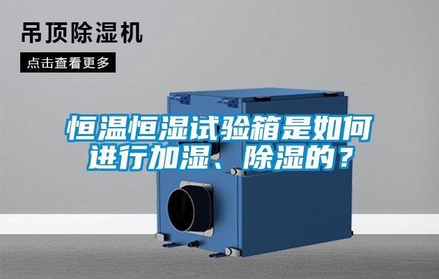 恒溫恒濕試驗(yàn)箱是如何進(jìn)行加濕、除濕的？