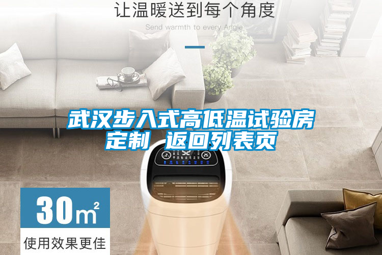 武漢步入式高低溫試驗(yàn)房定制 返回列表頁(yè)