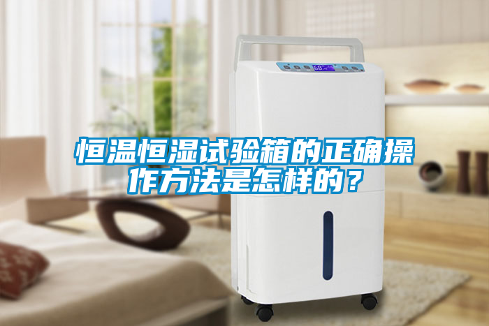 恒溫恒濕試驗箱的正確操作方法是怎樣的？