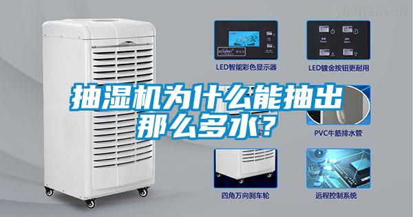 抽濕機(jī)為什么能抽出那么多水？
