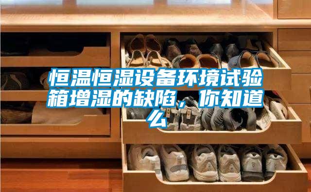 恒溫恒濕設(shè)備環(huán)境試驗(yàn)箱增濕的缺陷，你知道么