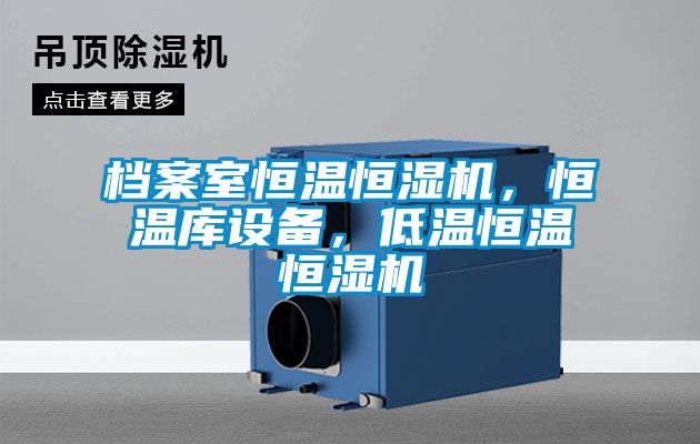 檔案室恒溫恒濕機(jī)，恒溫庫設(shè)備，低溫恒溫恒濕機(jī)