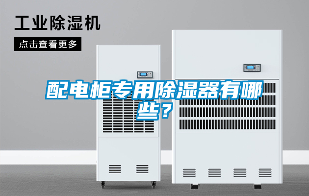 配電柜專用除濕器有哪些？