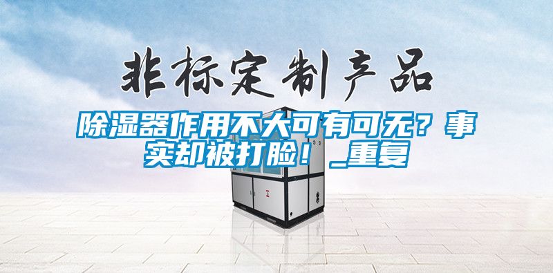 除濕器作用不大可有可無(wú)？事實(shí)卻被打臉！_重復(fù)