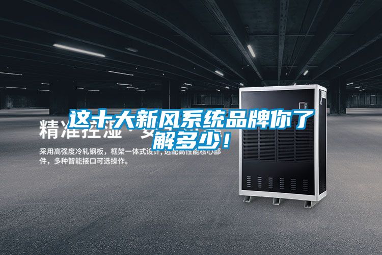 這十大新風(fēng)系統(tǒng)品牌你了解多少！