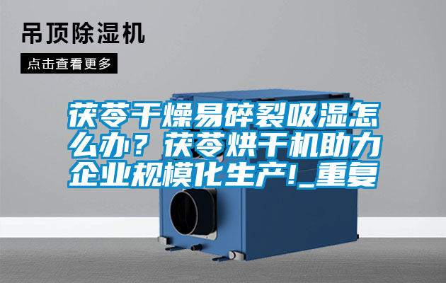 茯苓干燥易碎裂吸濕怎么辦？茯苓烘干機(jī)助力企業(yè)規(guī)?；a(chǎn)!_重復(fù)