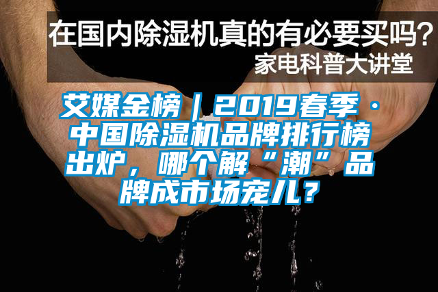 艾媒金榜｜2019春季·中國除濕機品牌排行榜出爐，哪個解“潮”品牌成市場寵兒？