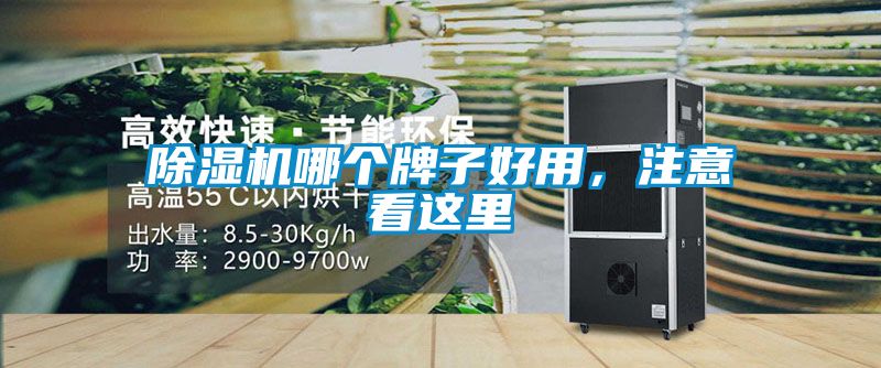 除濕機哪個牌子好用，注意看這里