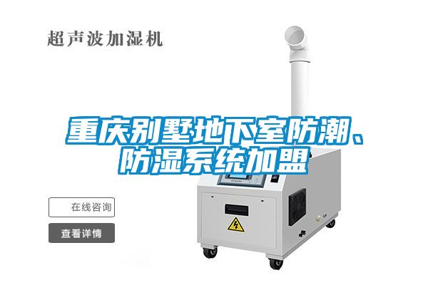 重慶別墅地下室防潮、防濕系統(tǒng)加盟