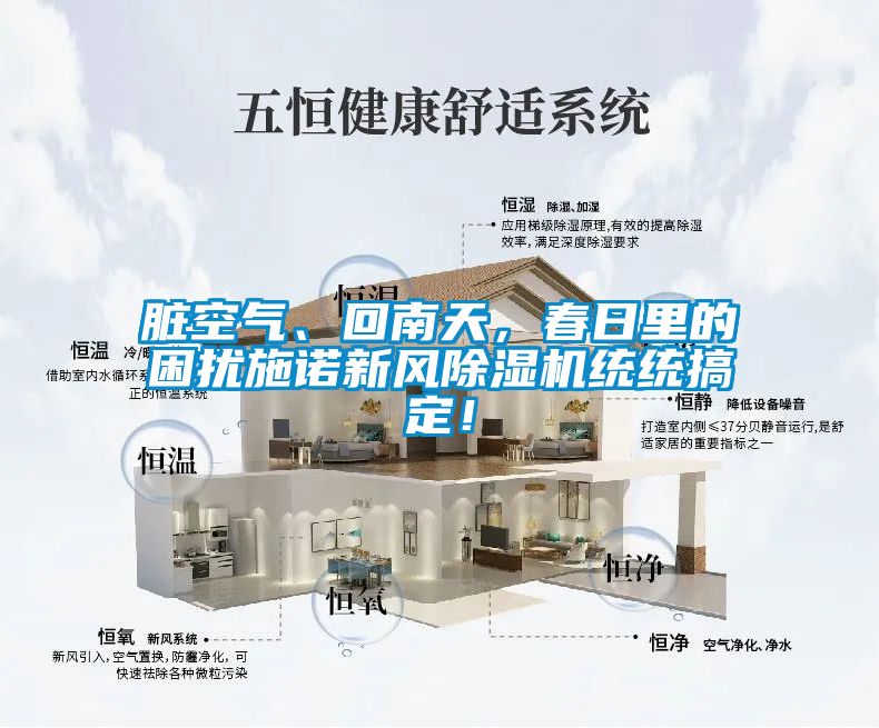 臟空氣、回南天，春日里的困擾施諾新風(fēng)除濕機(jī)統(tǒng)統(tǒng)搞定！