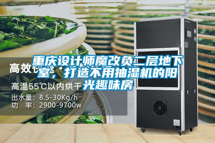 重慶設計師魔改負二層地下室，打造不用抽濕機的陽光趣味房