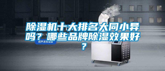 除濕機(jī)十大排名大同小異嗎？哪些品牌除濕效果好？