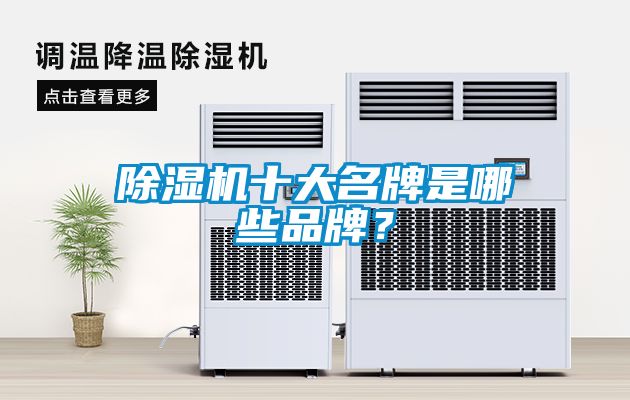除濕機(jī)十大名牌是哪些品牌？