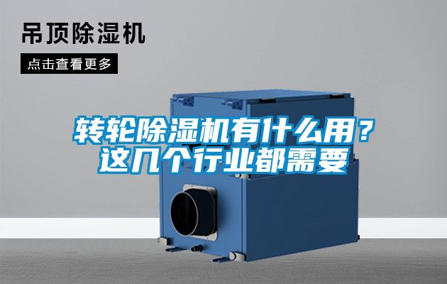 轉(zhuǎn)輪除濕機(jī)有什么用？這幾個(gè)行業(yè)都需要