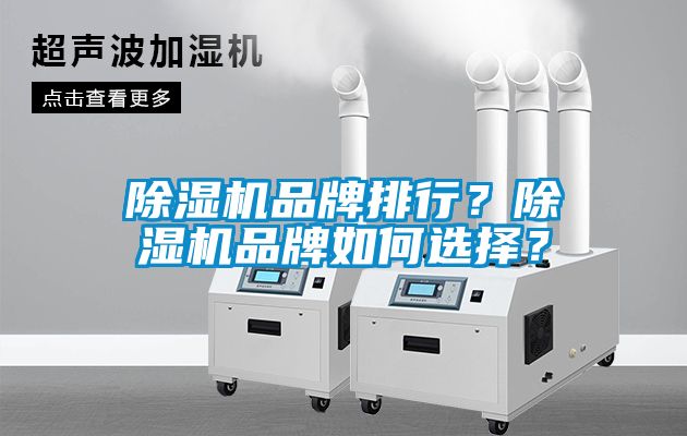 除濕機(jī)品牌排行？除濕機(jī)品牌如何選擇？