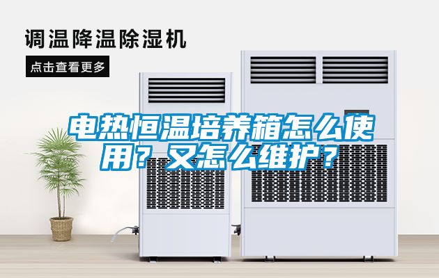 電熱恒溫培養(yǎng)箱怎么使用？又怎么維護？