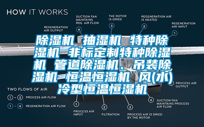 除濕機(jī) 抽濕機(jī) 特種除濕機(jī) 非標(biāo)定制特種除濕機(jī) 管道除濕機(jī)、吊裝除濕機(jī) 恒溫恒濕機(jī) 風(fēng)(水)冷型恒溫恒濕機(jī)