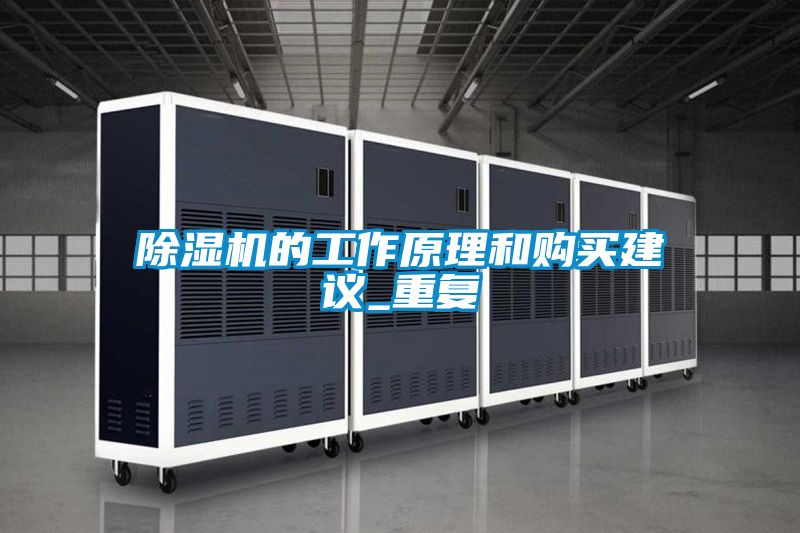 除濕機的工作原理和購買建議_重復(fù)