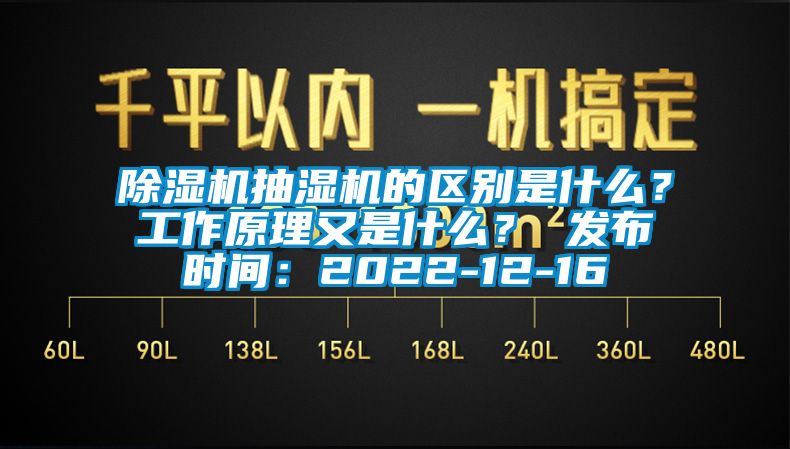 除濕機(jī)抽濕機(jī)的區(qū)別是什么？工作原理又是什么？ 發(fā)布時(shí)間：2022-12-16