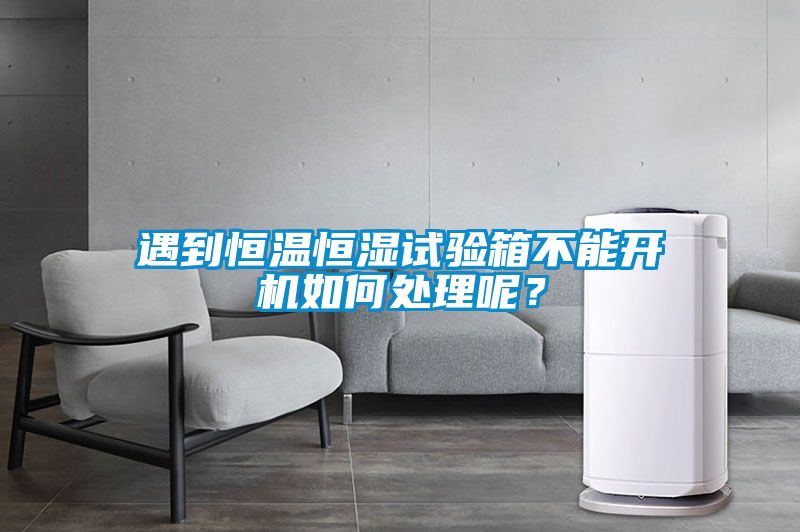 遇到恒溫恒濕試驗(yàn)箱不能開機(jī)如何處理呢？