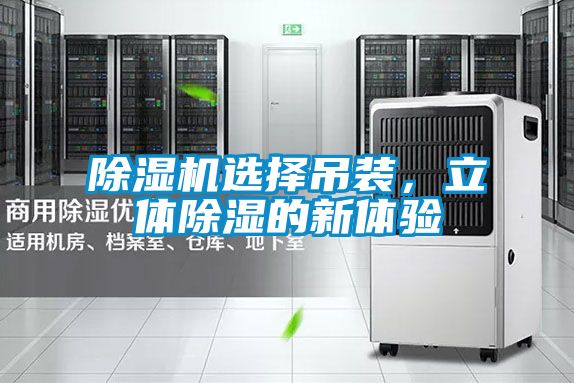 除濕機選擇吊裝，立體除濕的新體驗