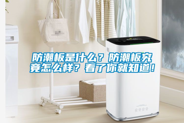 防潮板是什么？防潮板究竟怎么樣？看了你就知道！