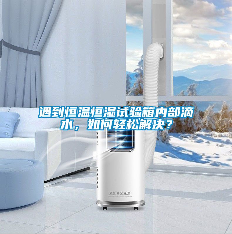 遇到恒溫恒濕試驗(yàn)箱內(nèi)部滴水，如何輕松解決？