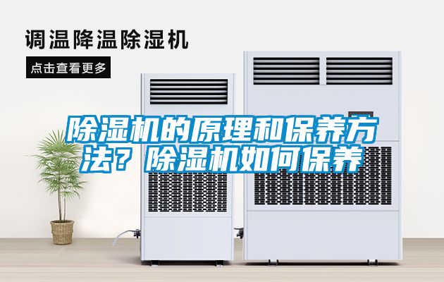 除濕機(jī)的原理和保養(yǎng)方法？除濕機(jī)如何保養(yǎng)