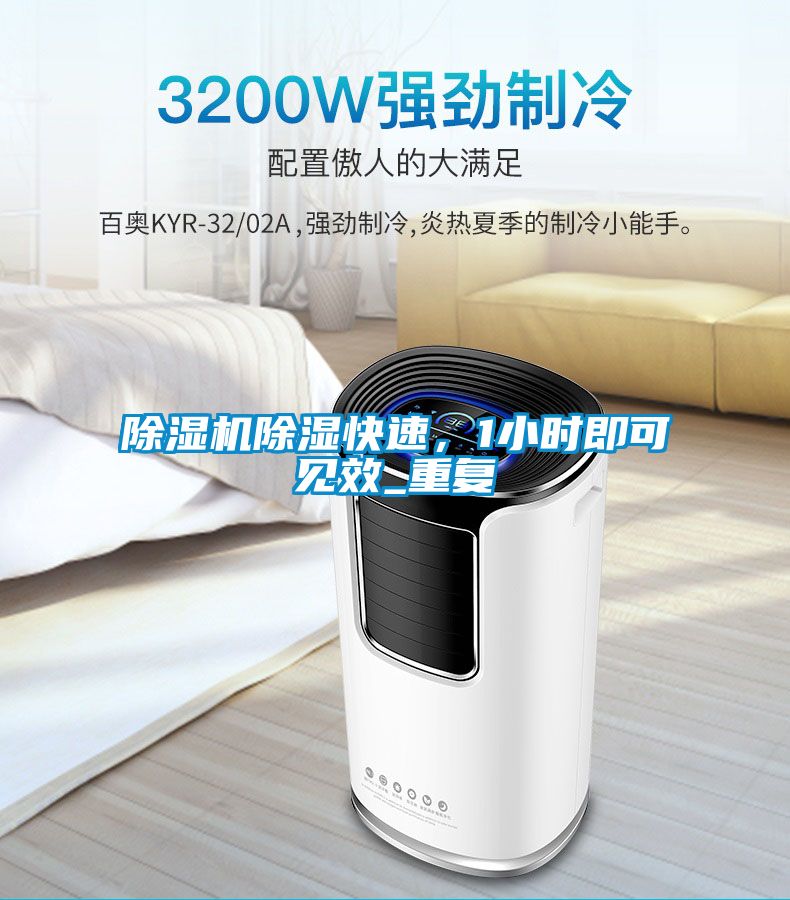 除濕機除濕快速，1小時即可見效_重復