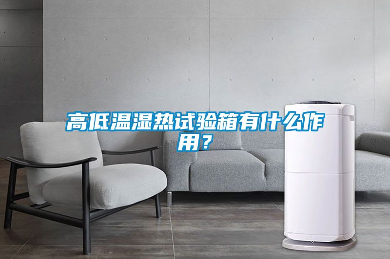 高低溫濕熱試驗(yàn)箱有什么作用？