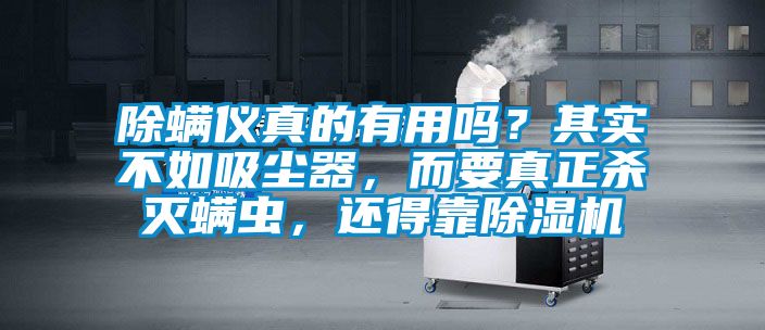 除螨儀真的有用嗎？其實(shí)不如吸塵器，而要真正殺滅螨蟲(chóng)，還得靠除濕機(jī)