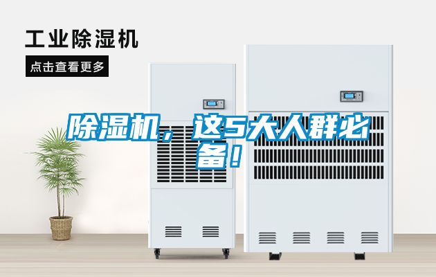 除濕機(jī)，這5大人群必備！